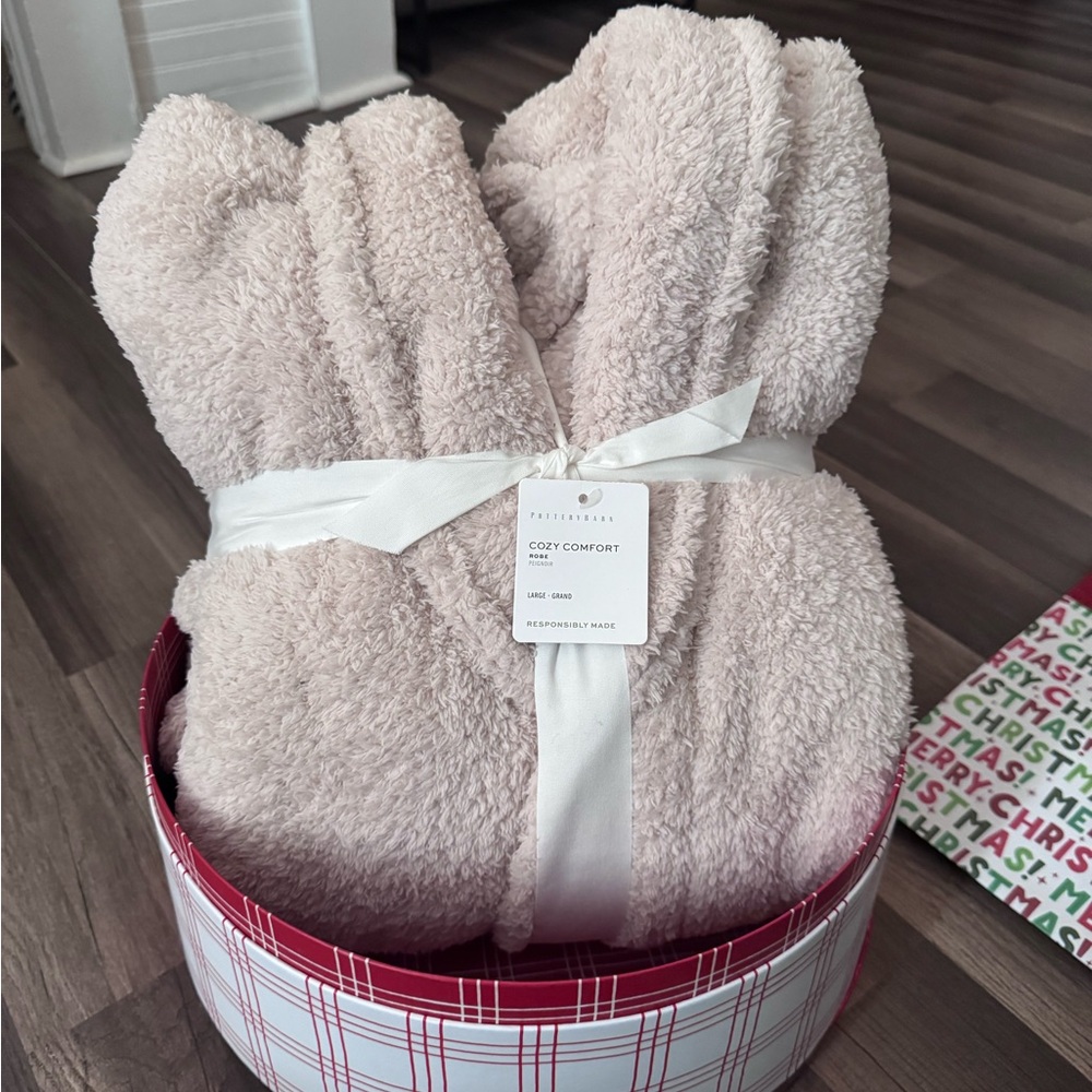 pottery barn comfort cozy robe